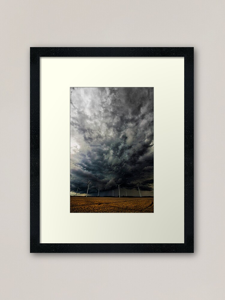 Alternate view of Powerful Storm Framed Art Print