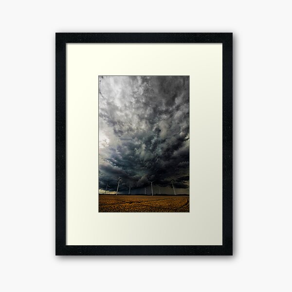 Powerful Storm Framed Art Print