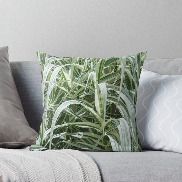 Item preview, Stripy Biophilic Elegance - Sophisticated Grass Ribbons in Mint Green and Ivory White  designed and sold by Georgia Mizuleva.
