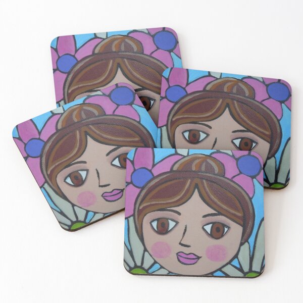 Item preview, Pink and Blue Pops of Spring designed and sold by Debby Haskard-Strauss.
