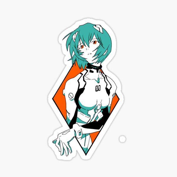 Vista previa del artículo con la obra «Rei Ayanami», diseñado y vendido por katbentley.