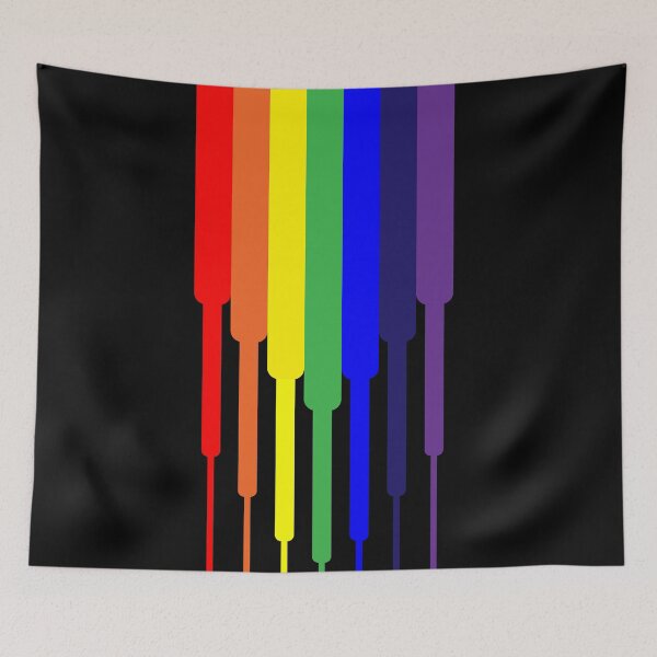 Item preview, Rainbow descending (Black) designed and sold by LAEC-Shop.