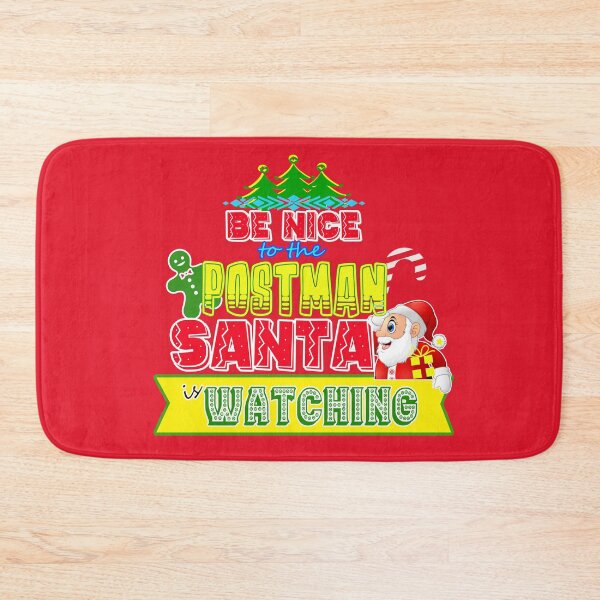 Item preview, Be Nice to the Postman Santa is Watching Gift Idea designed and sold by werdanepo.