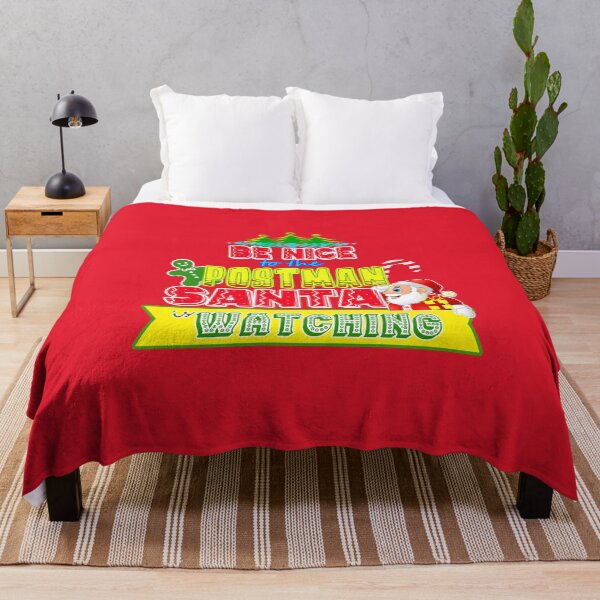 Item preview, Be Nice to the Postman Santa is Watching Gift Idea designed and sold by werdanepo.
