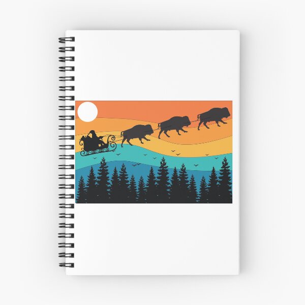 Item preview, Retro Christmas National Park Bison Buffalo Xmas Christmas designed and sold by mrsmitful.