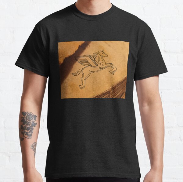 Chasing Pegasus Logo on Parchment Classic T-Shirt