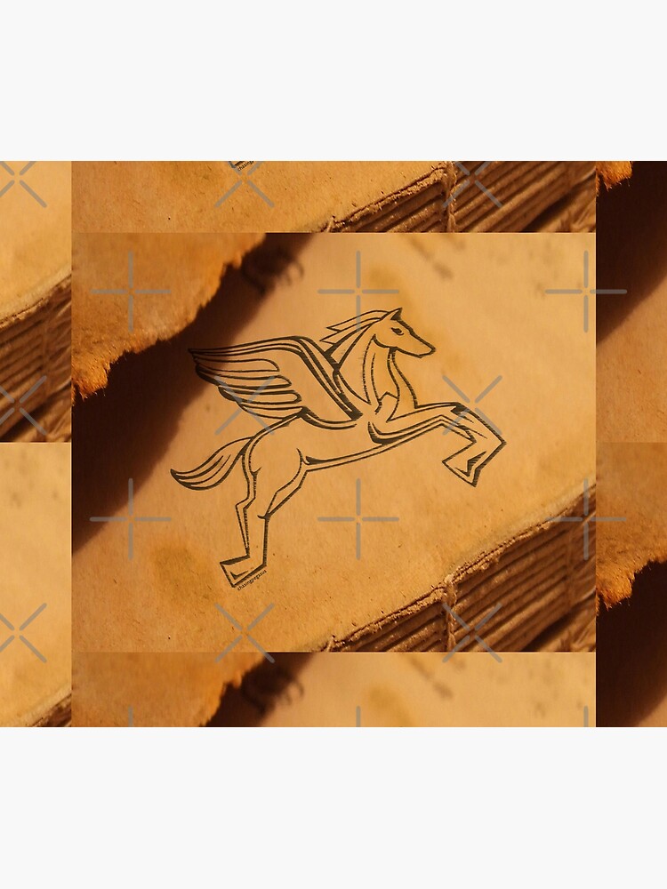 Chasing Pegasus Logo on Parchment by incognitagal