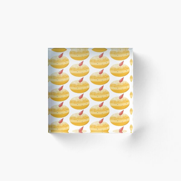 Item preview, Channukah Hannukah Hanukkah cute kawaii donut sufganiya designed and sold by MintSniffArt.