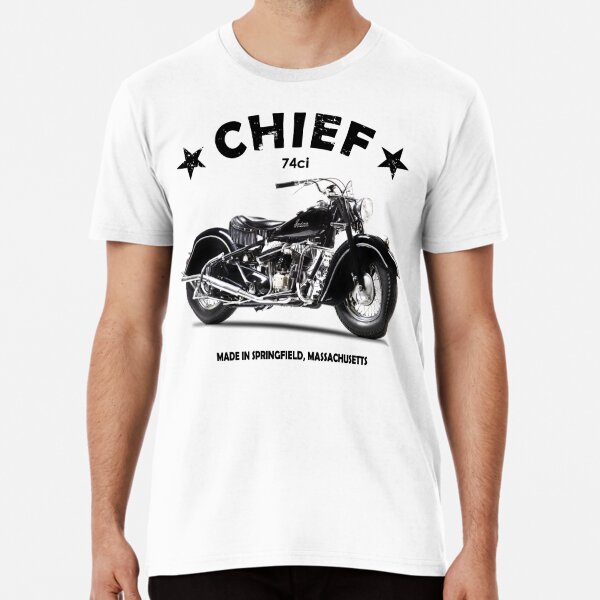 QSDF Indian Custom Motorcycle Cafe Racer Biker t-Shirt