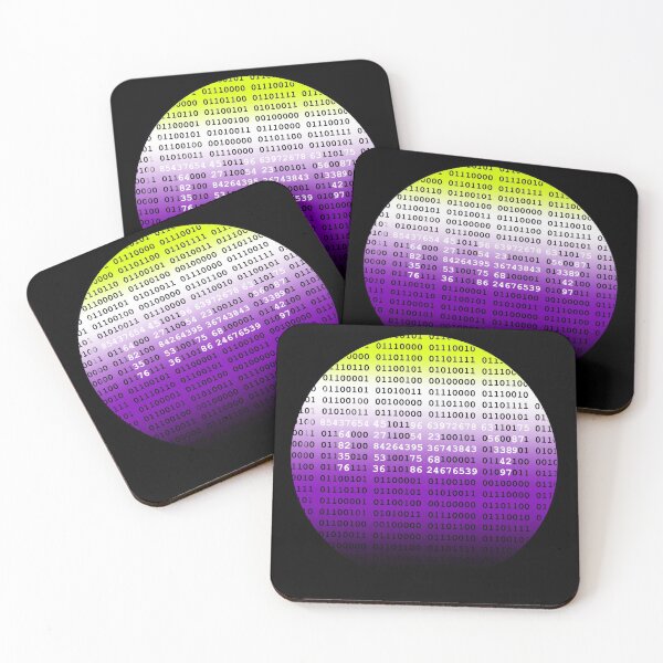 Item preview,  Non-binary-coding (enby flag)  designed and sold by MakeMeASidekick.
