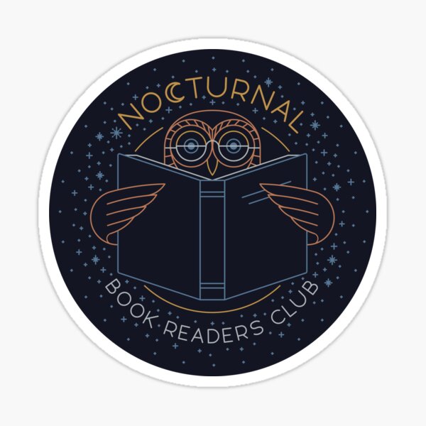 Item preview, Nocturnal Book Readers Club designed and sold by thepapercrane.