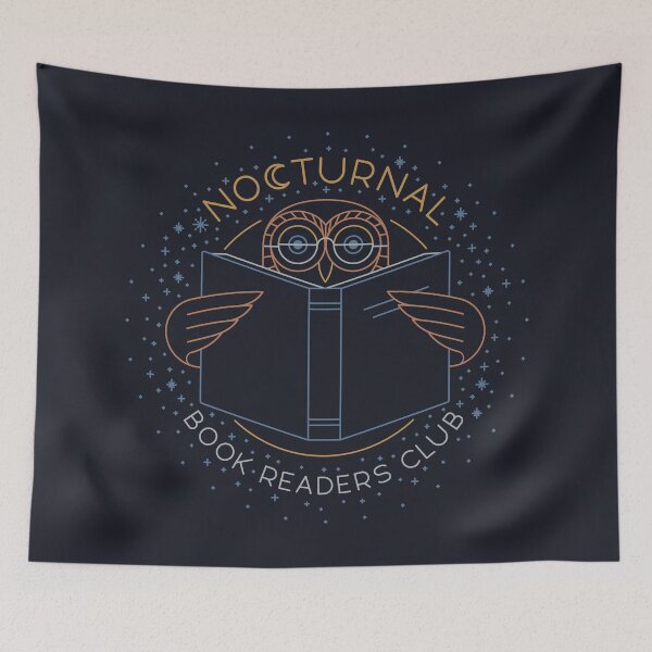 Item preview, Nocturnal Book Readers Club designed and sold by thepapercrane.