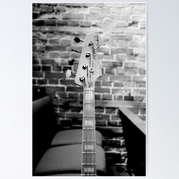 Item preview, Bass guitar still life designed and sold by whitestarbulbco.