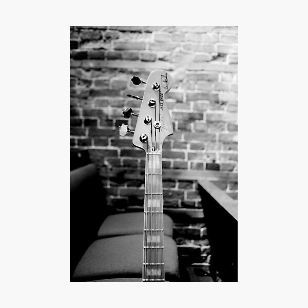 Item preview, Bass guitar still life designed and sold by whitestarbulbco.