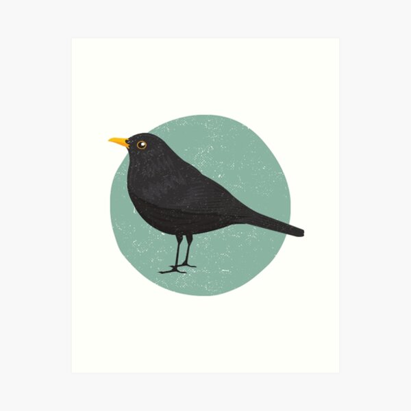 Item preview, Blackbird  designed and sold by threeblackdots.