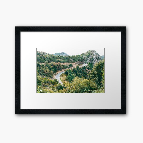 Gorges du Prunelli, Corsica - 2019 Framed Art Print