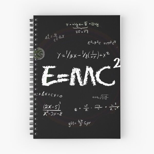 Item preview, E=MC2 Mathematics and Physics Chalk Board Design designed and sold by Gift-It-Right.