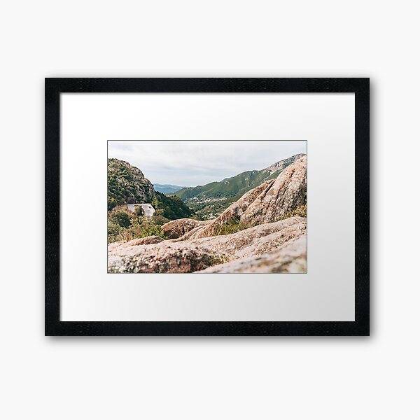 Gorges du Prunelli, Corsica - 2019 Framed Art Print