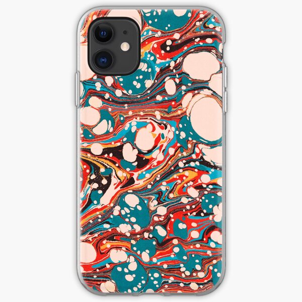 Psychedelic Marbled Paper Splash Blob Pepe Psyche iPhone Soft Case