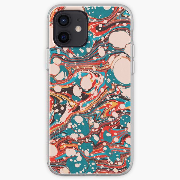 Psychedelic Marbled Paper Splash Blob Pepe Psyche iPhone Soft Case