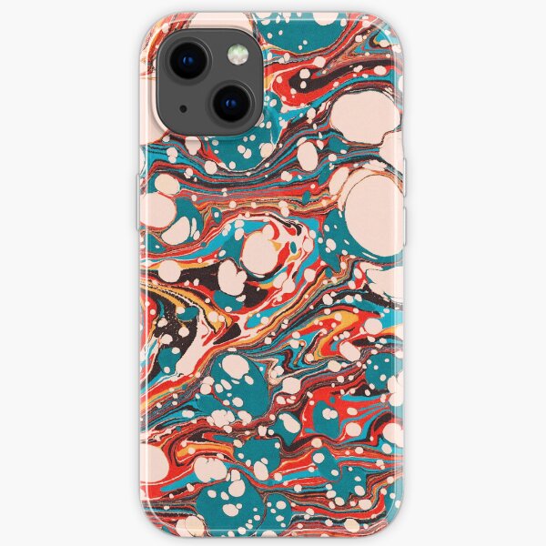 Psychedelic Marbled Paper Splash Blob Pepe Psyche iPhone Soft Case