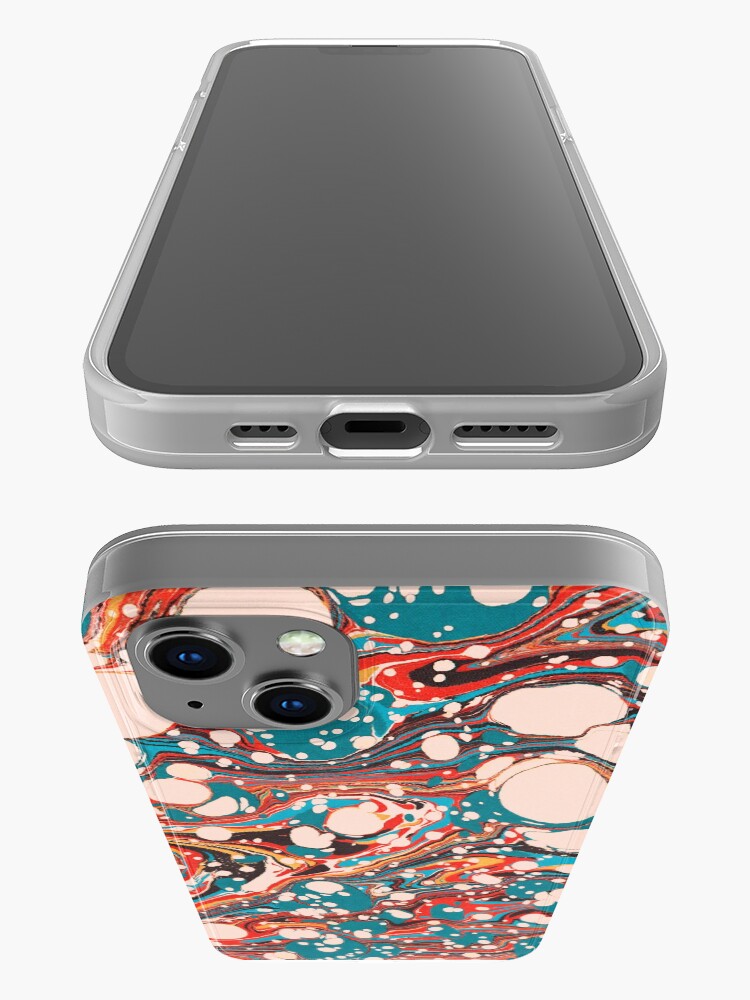 Alternate view of Psychedelic Marbled Paper Splash Blob Pepe Psyche iPhone Case