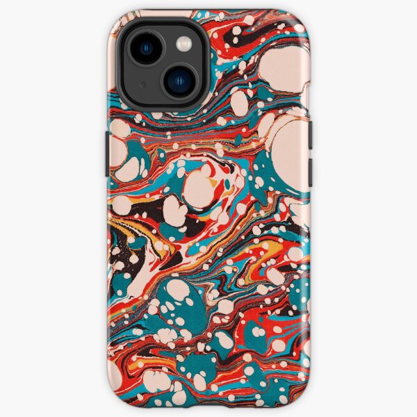 Psychedelic Marbled Paper Splash Blob Pepe Psyche iPhone Tough Case