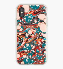 Psychedelic Marbled Paper Splash Blob Pepe Psyche iPhone Case