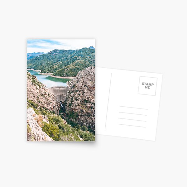 Gorges du Prunelli, Corsica Postcard