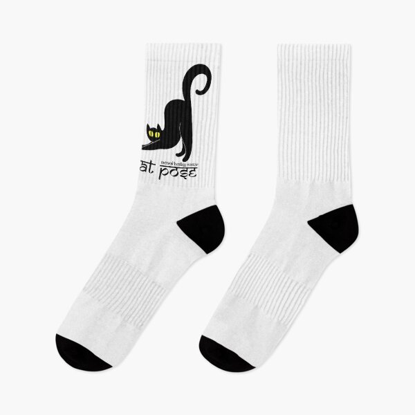 Item preview, Cat Pose 2 - Cat Yoga (black text) designed and sold by NaturalHealing.