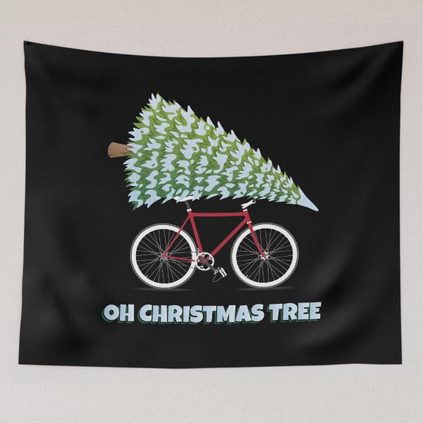 Item preview, Christmas Gift - Cyclist Gifts - Xmas Gift Ideas - Cycling Lover Gift - Oh Christmas Tree designed and sold by kntranhoang.