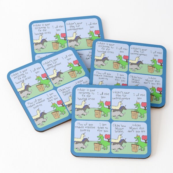 Item preview, Election Promises (Horned Warrior Friends) designed and sold by jezkemp.