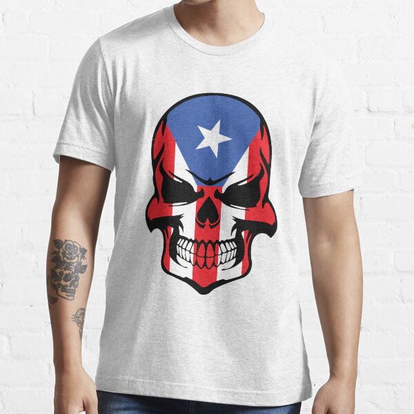 Puerto Rican Flag Skull Gifts Merchandise Redbubble