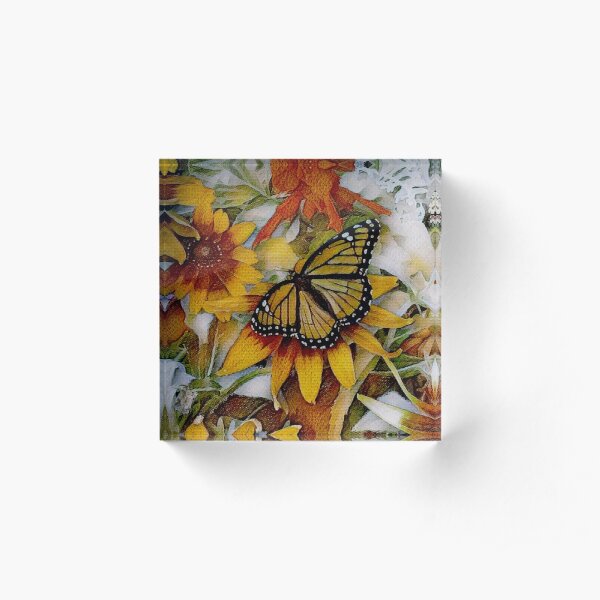 Art Show Monarch Acrylic Block