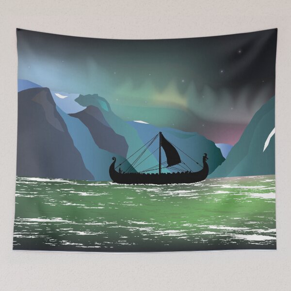 Item preview, Viking Boat at Norwegian Fjord designed and sold by NorseTech.