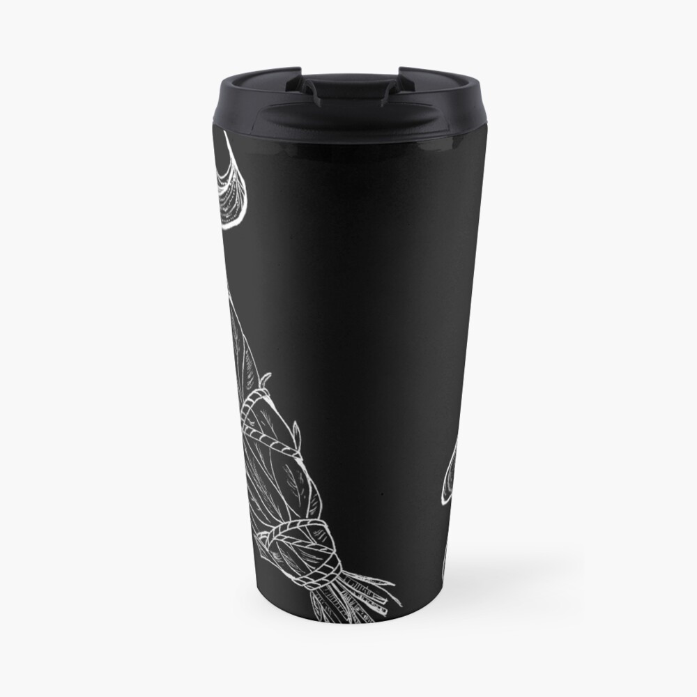 Ash - White Travel Mug