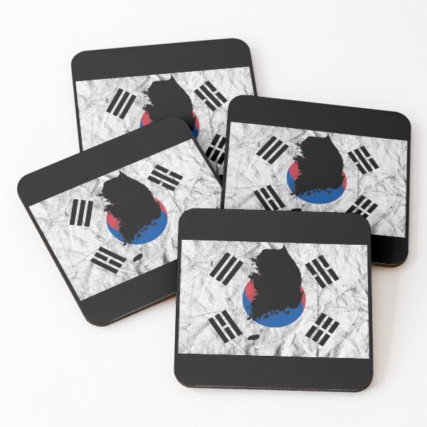 Item preview, South Korea Silhouette Flag designed and sold by crizzinho.