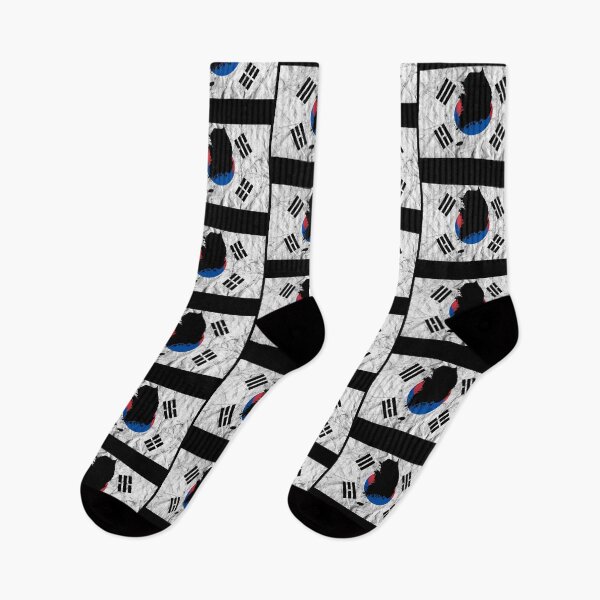 Item preview, South Korea Silhouette Flag designed and sold by crizzinho.