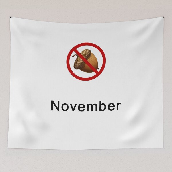 Item preview, No Nut November designed and sold by Rainfalling.