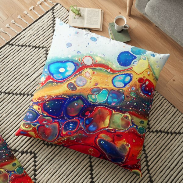 Burning Bubbles Floor Pillow