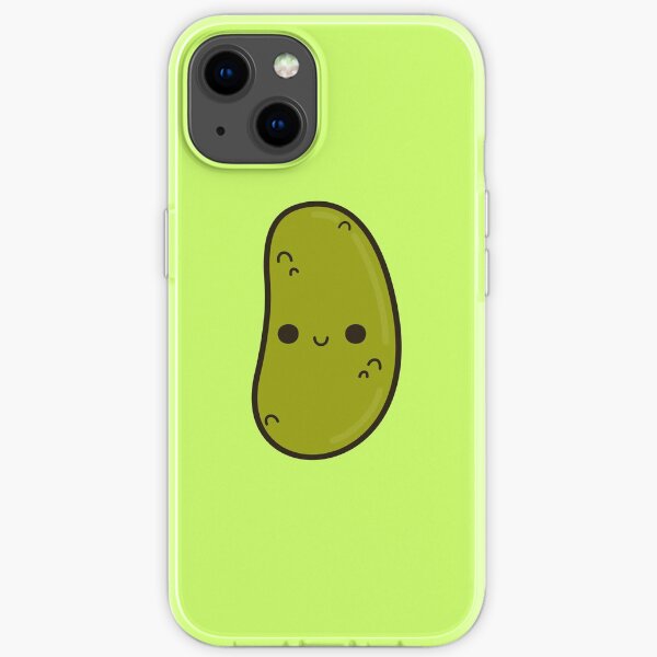Cute gherkin iPhone Soft Case