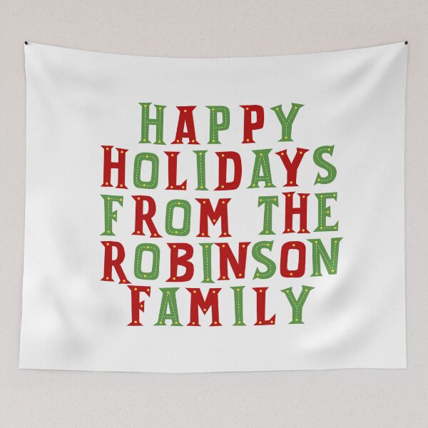 Item preview, Happy holidays from the Robinson family designed and sold by Urosek.