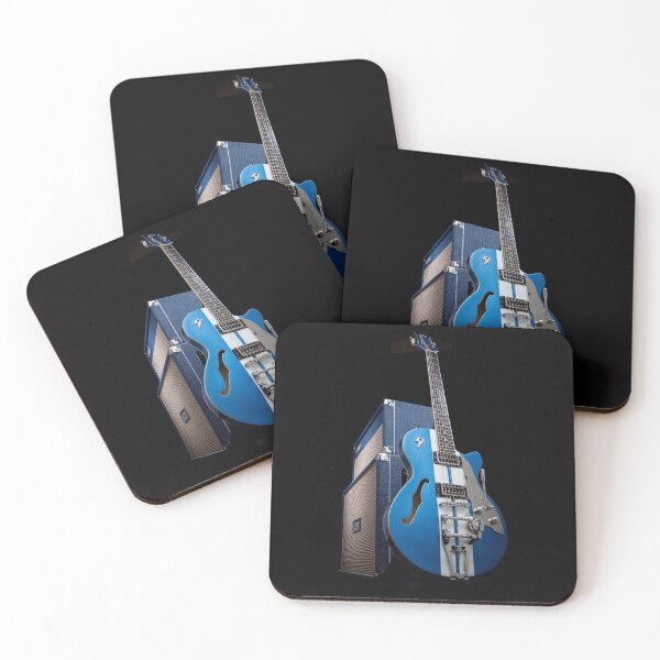 Item preview, Blue Electric Guitar and Amp still life designed and sold by whitestarbulbco.