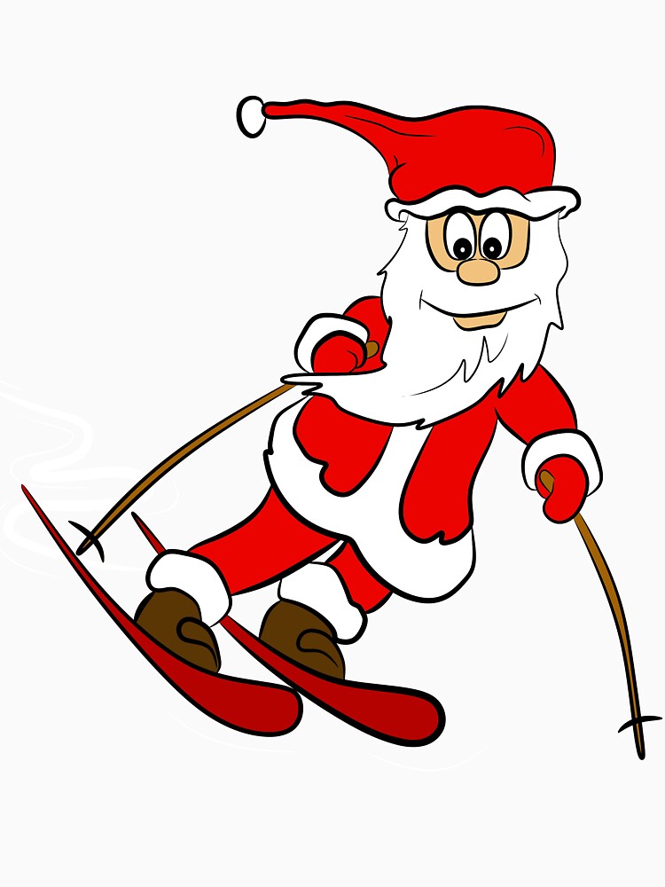 Disover Santa is skiing Classic T-Shirt
