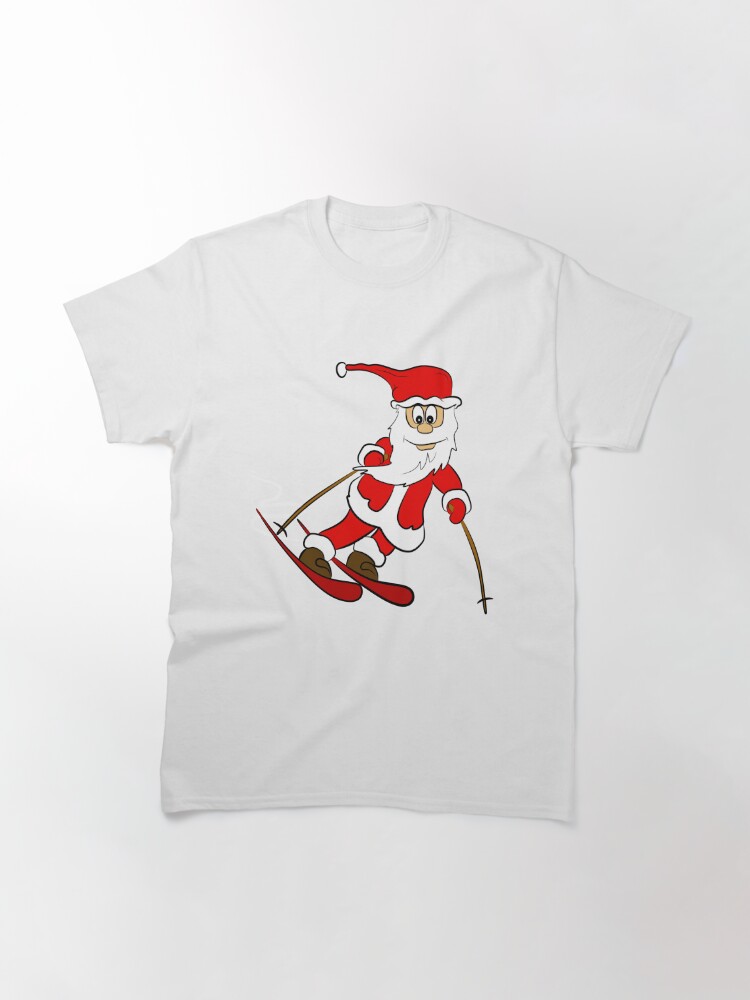 Discover Santa is skiing Classic T-Shirt