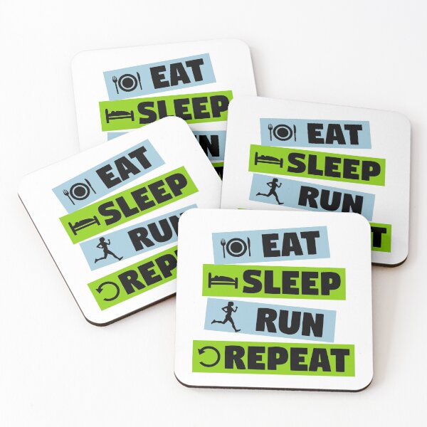 Item preview, Running Woman - eat, sleep, run designed and sold by claudiasartwork.