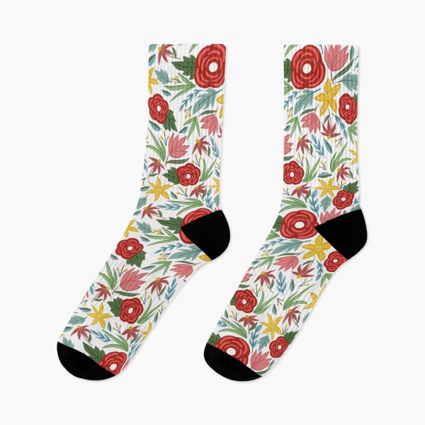Item preview, Lovely Red and Yellow Floral designed and sold by thomaslettering.