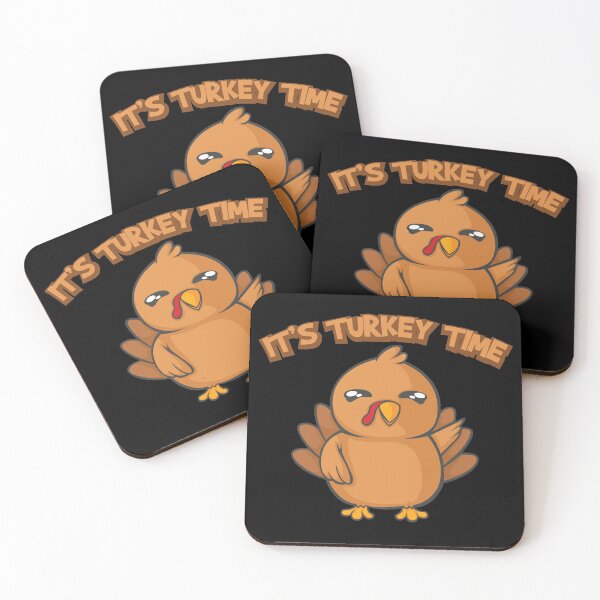 Item preview, It's Turkey Time Thanksgiving turkey feast food designed and sold by katastrophal.