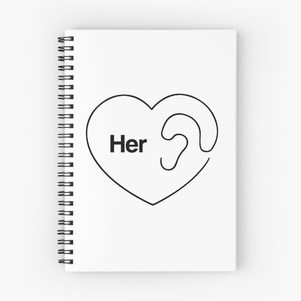 Item preview, Her minimalist movie fan art spike jonze designed and sold by Rozbud.