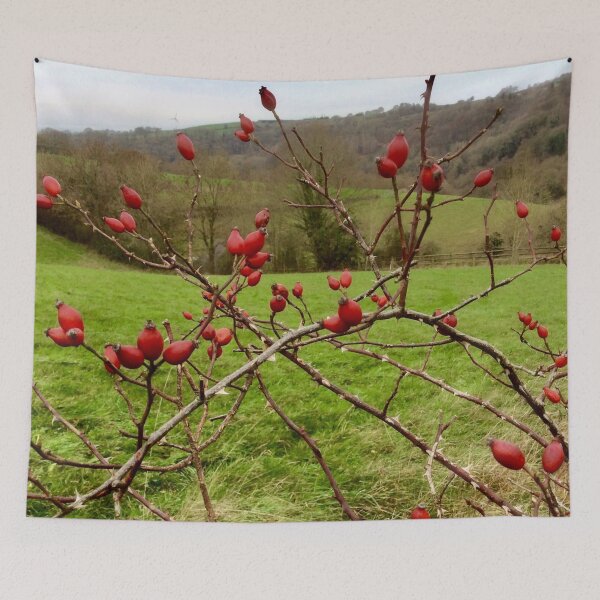 Item preview, “Rose hips” Gloucestershire, United Kingdom. designed and sold by Angela Haig-Harrison.
